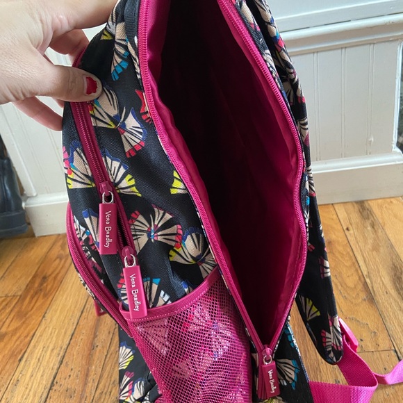Vera Bradley laptop Colorful pencil print Backpack - Picture 3 of 6